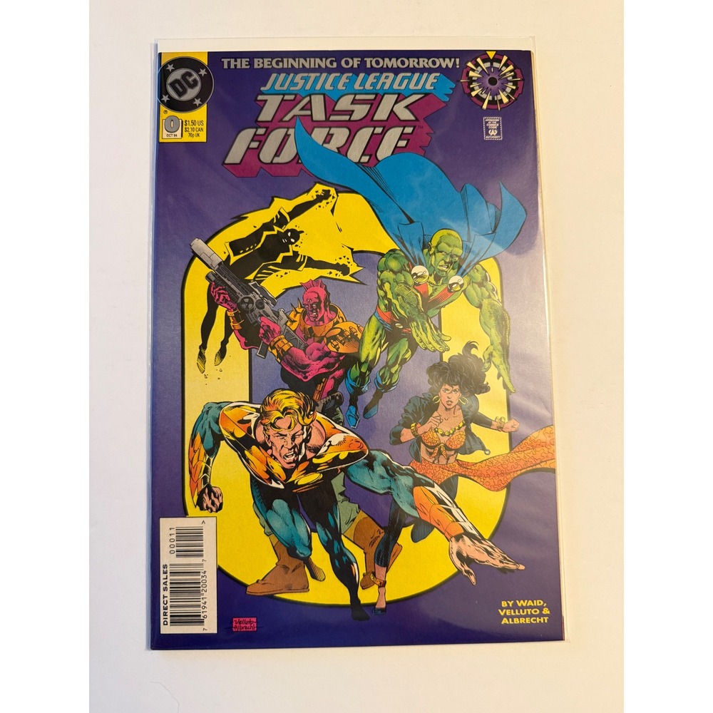 DC Comics Justice League Task Force 0 Oct 1994 Mark Waid Martian Manhunter Gypsy